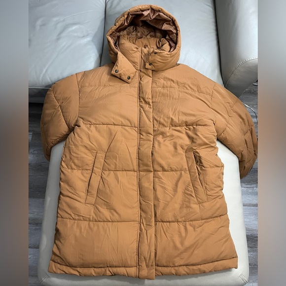 American Eagle Women’s Hooded Puffer Jacket - Size L - Picture 5 of 14